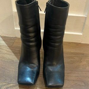 Sam Edelman Leather Boots; Size 5